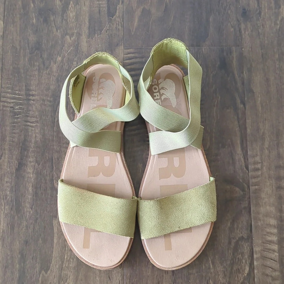 Sorel Shoes - Sorel Ella Sandal Size 9 in Green Lightly Used
